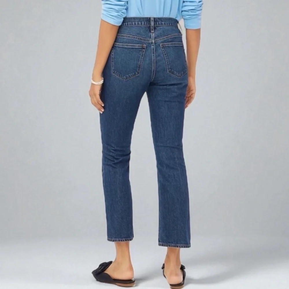 J. Crew Mid Rise Flare Crop Signature Stretch
