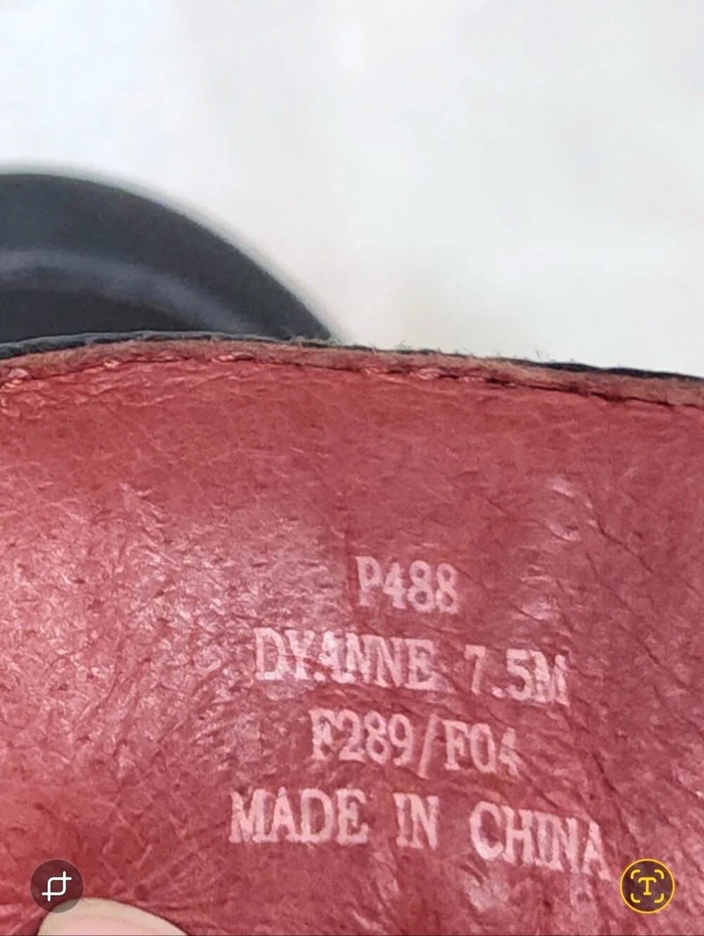 Coach black oiled