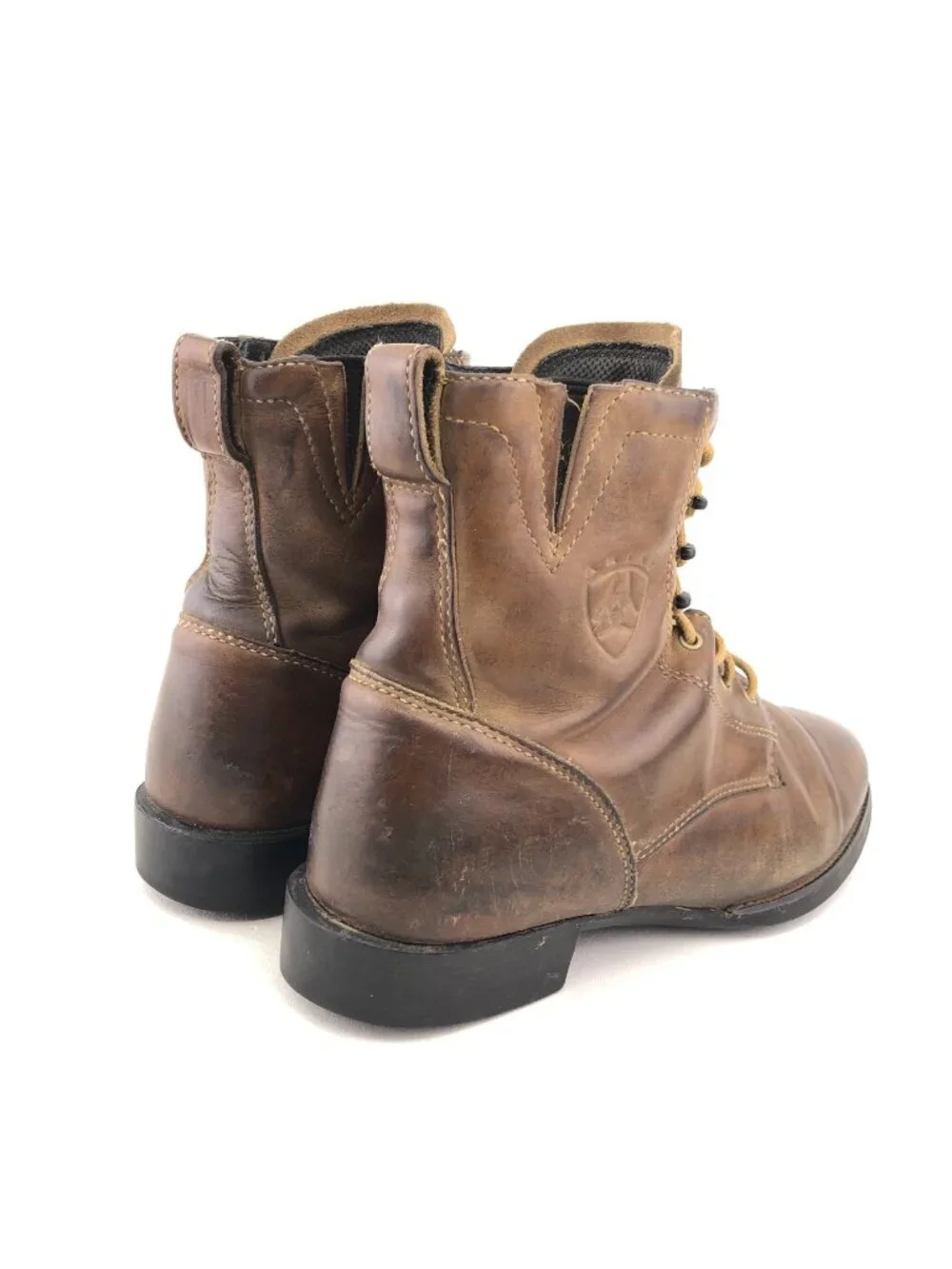 Ariat Heritage Lacer Brown Leather Western Boots 8B