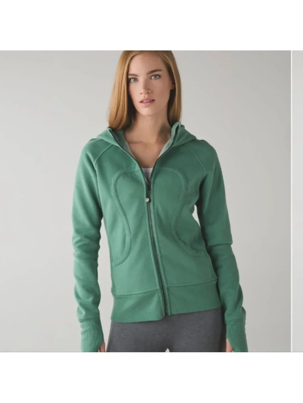 Lululemon Scuba Hoodie II Vintage Green