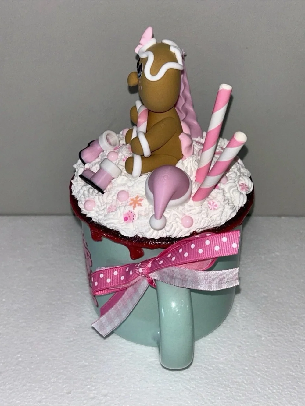 Handmade whimsical pink