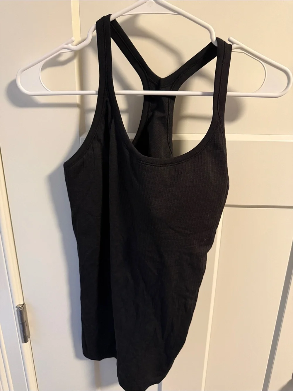 lululemon athletica Black Ribbed Racerback Tank