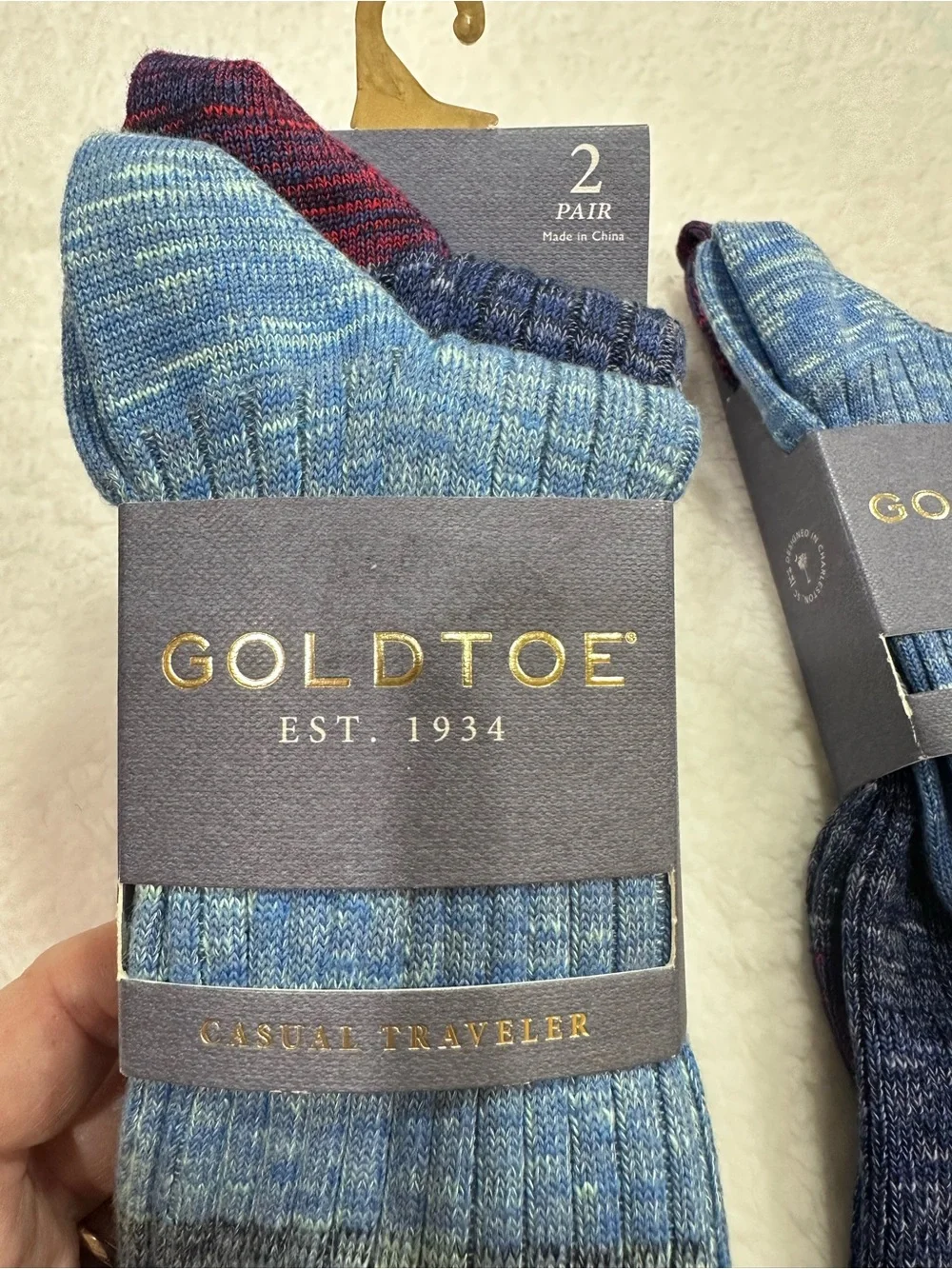Gold Toe pair marled