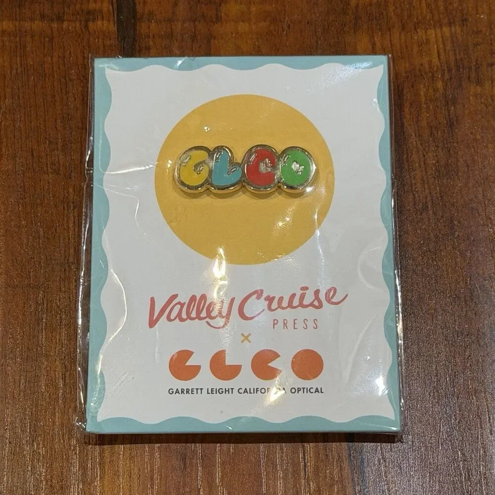 Garrett Leight Optical x Valley Cruise Press GLCO Balloons Lapel Pin - New