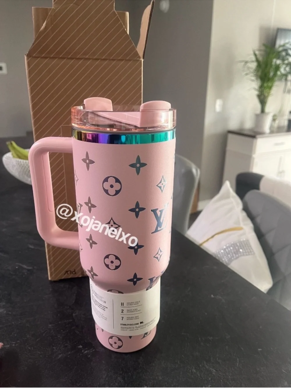 Stanley branded tumbler