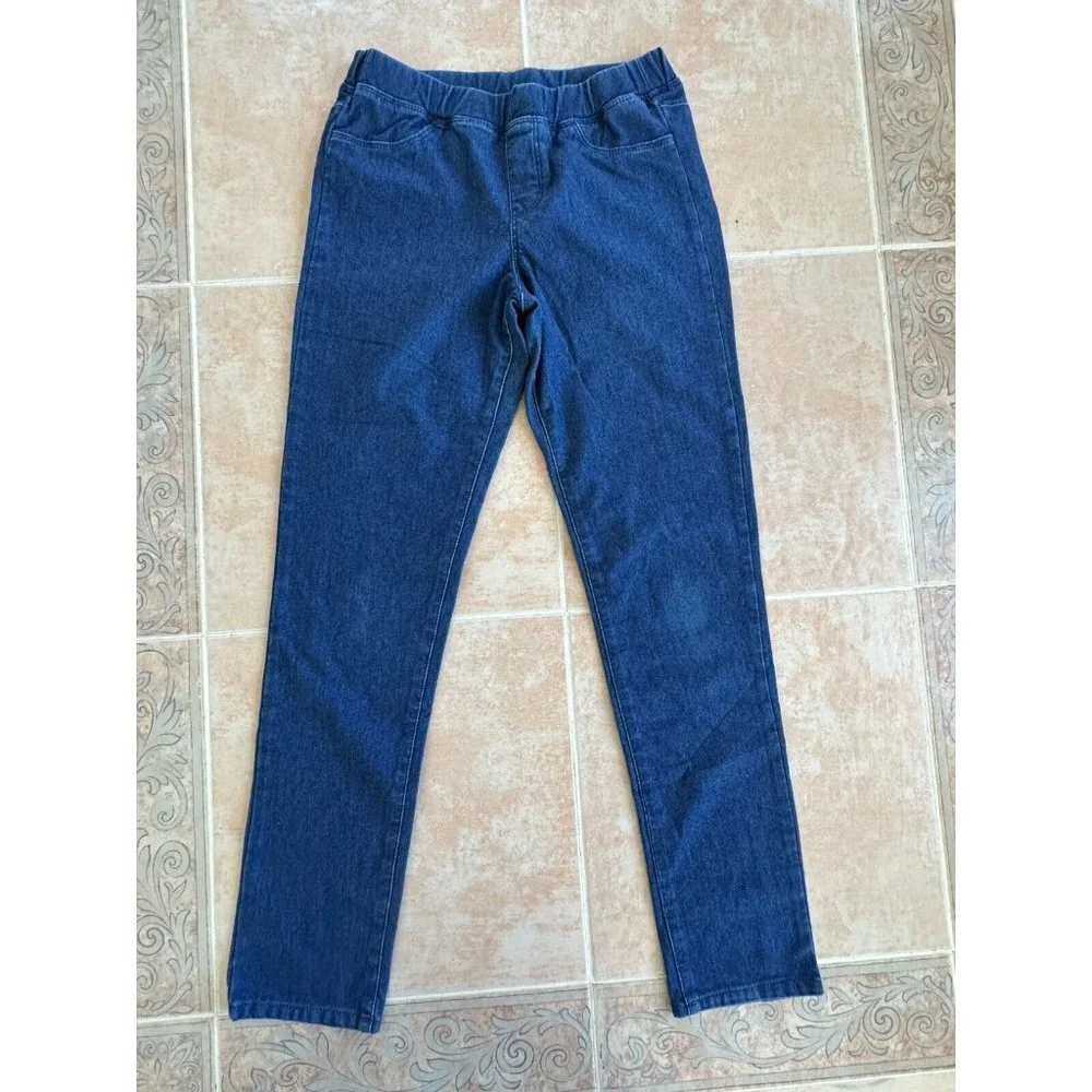 Uniqlo Kids Blue Jean‎ Look Leggings Pants Girls XL