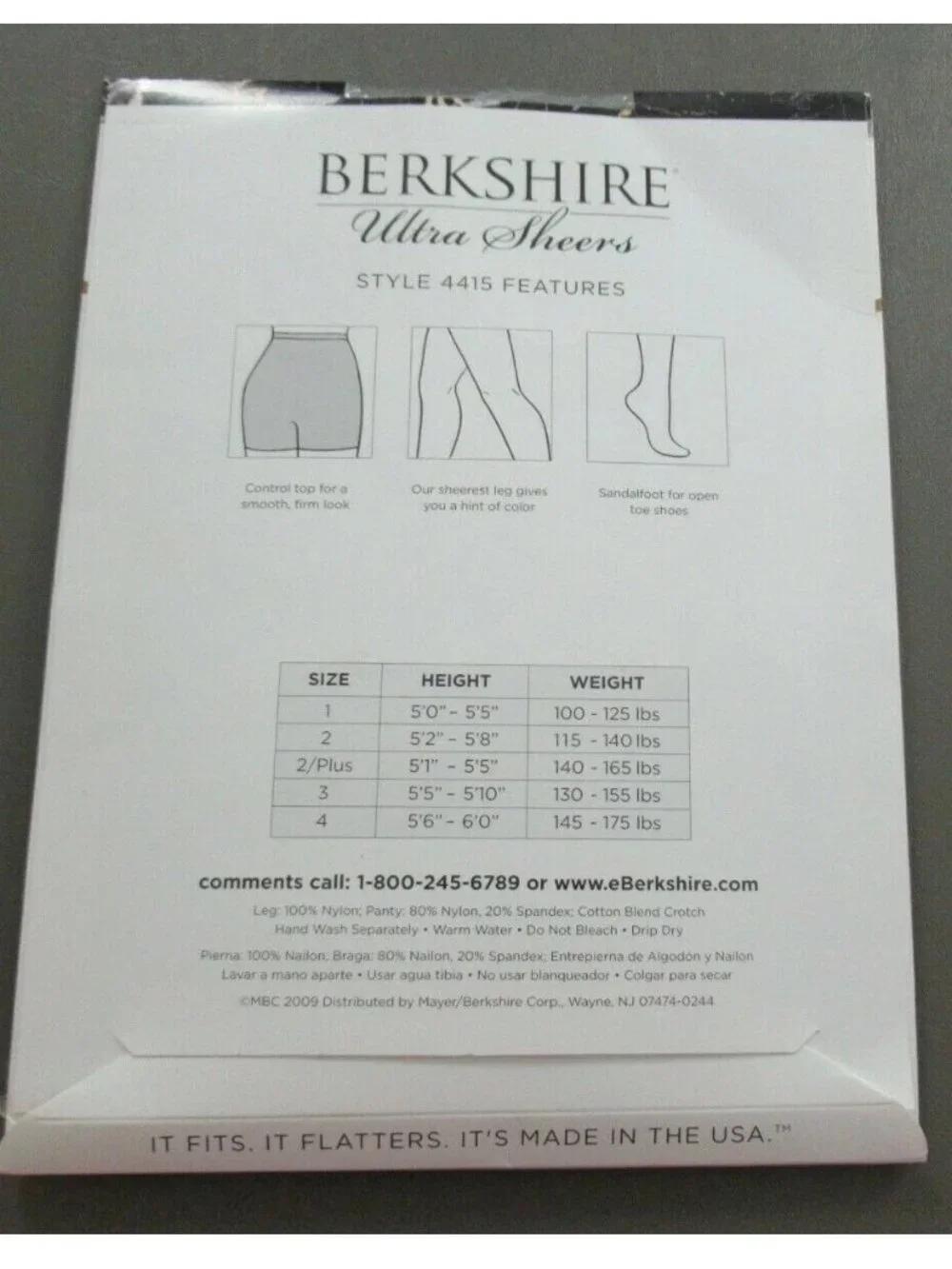 Berkshire pantyhose item