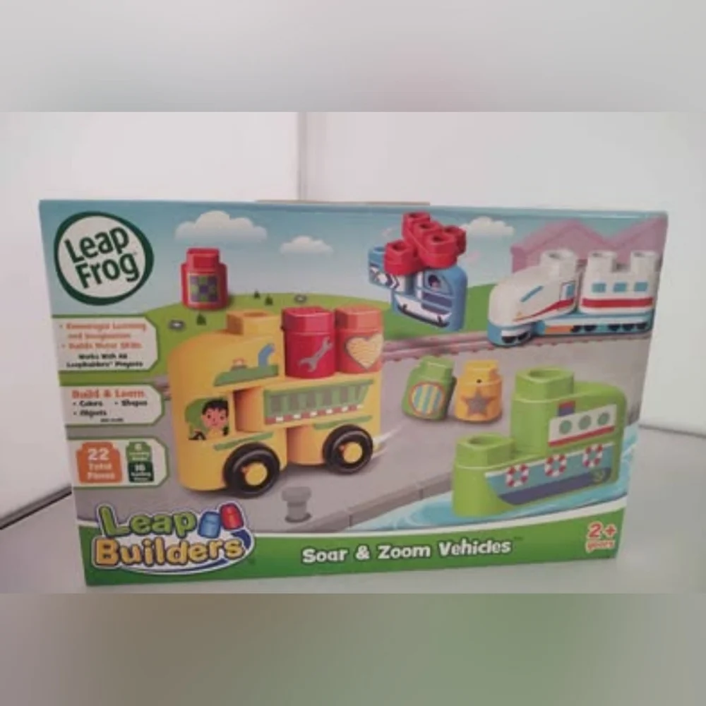 Leap Frog Soar & Zoom Vehicles Leap Builders NWT