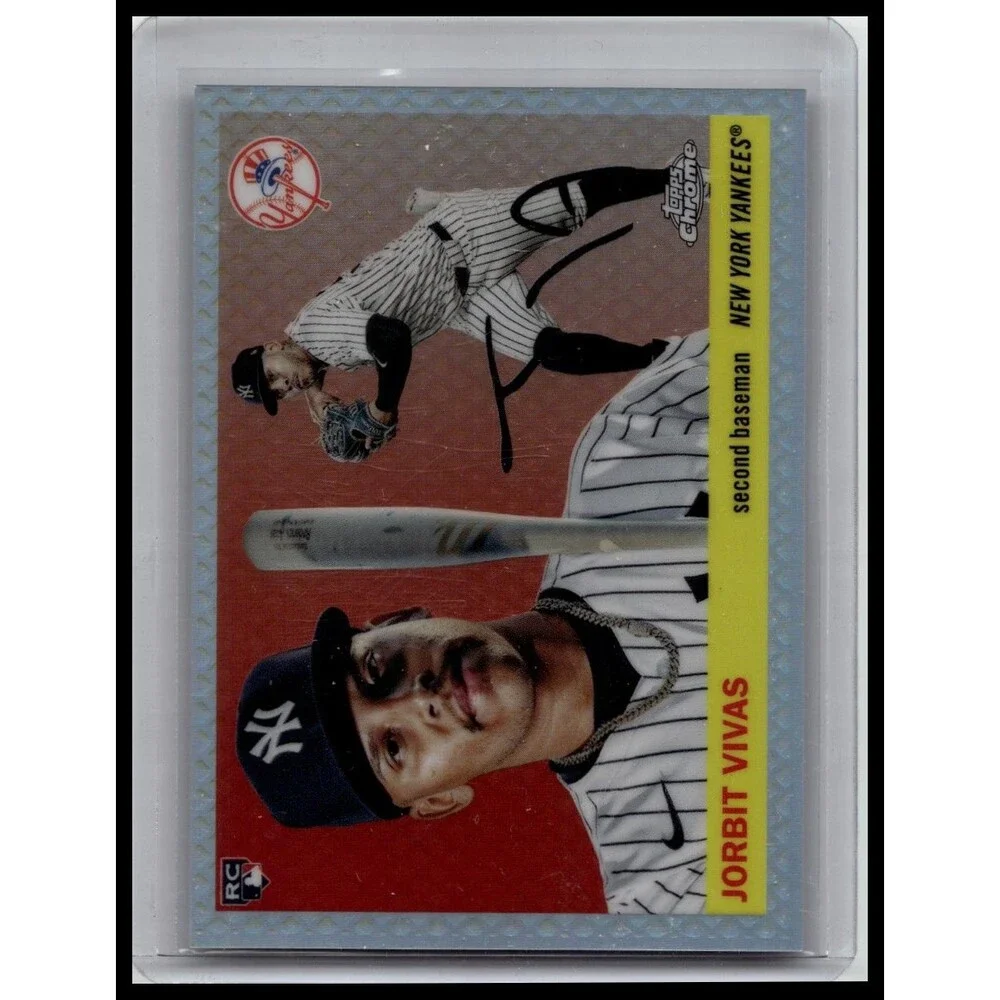 2025 Topps Chrome Platinum Jorbit Vivas #234 New York Yankees Refractors Rookie