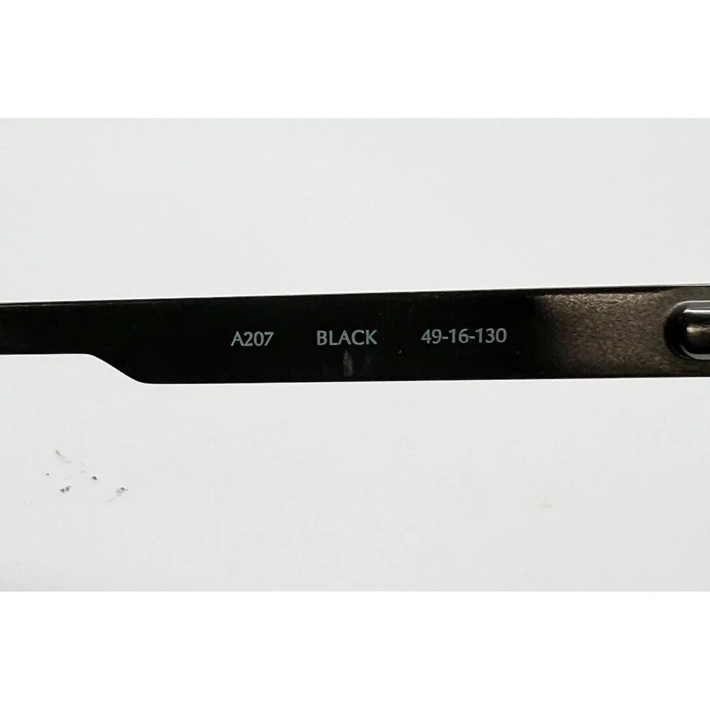 Converse Eyeglasses Frames Mens Black Rectangle A207 49-16-130