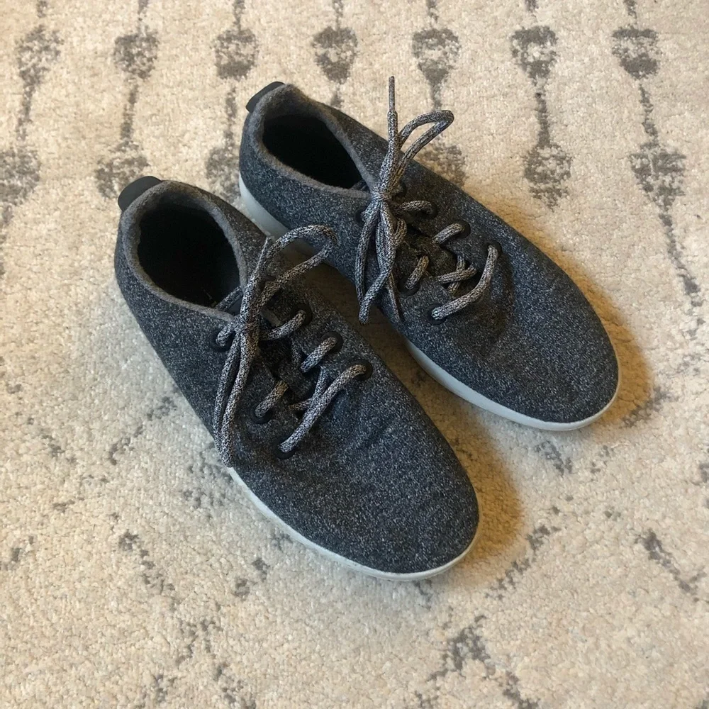 allbirds men’s wool runners charcoal size 10