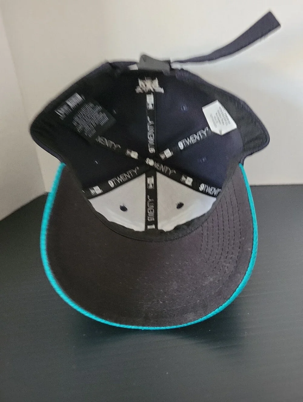 PXG New Era Golf Hat Teal Navy White Adjustable Strapback Embroidered Logo