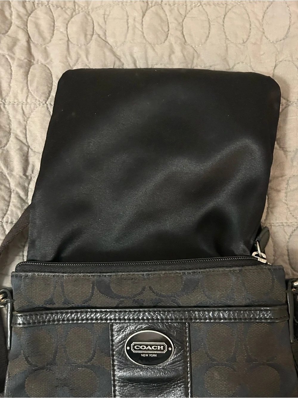 Coach signature jacquard