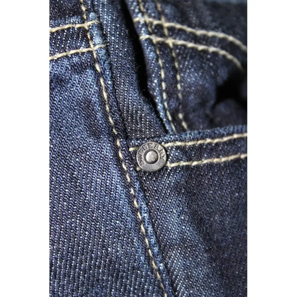 Burberry Children Childrens Boys Skinny Leg Jeans Blue Cotton Size 4