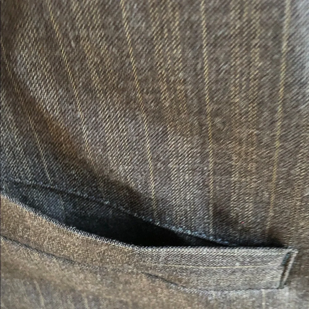 Cayson Desins San Francisco charcoal pinstripe