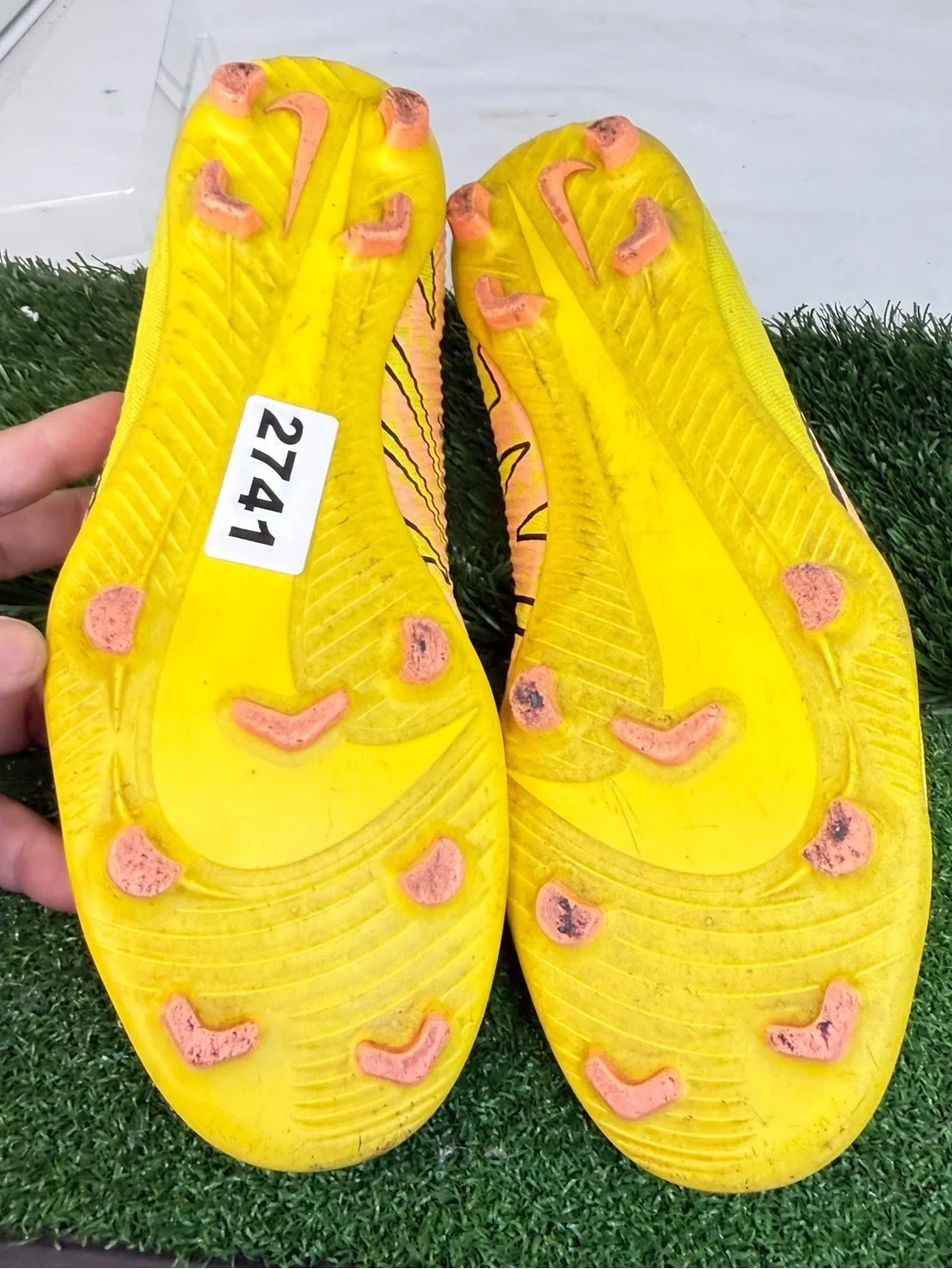 Nike Yellow Mercurial Men’s Soccer Cleats