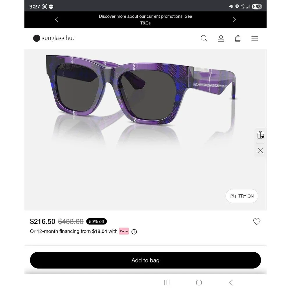 Burberry cat eye