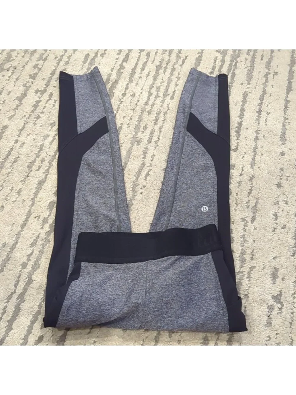 Lululemon Box It Out Tight Heathered Black / Black