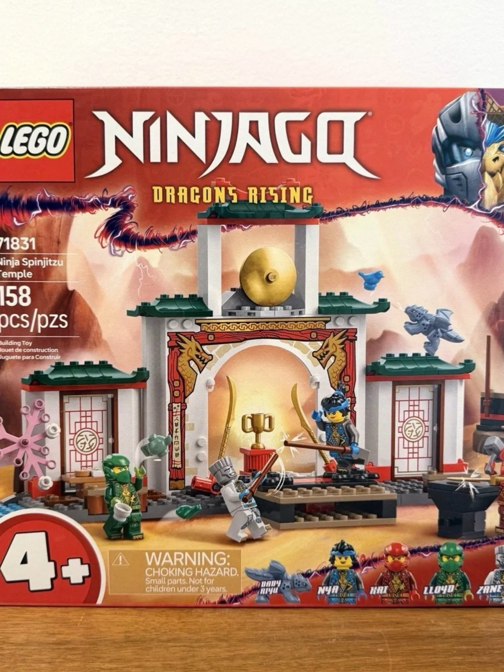 LEGO Ninjago Dragons Ninja Spinjitzu Temple Playset 71831