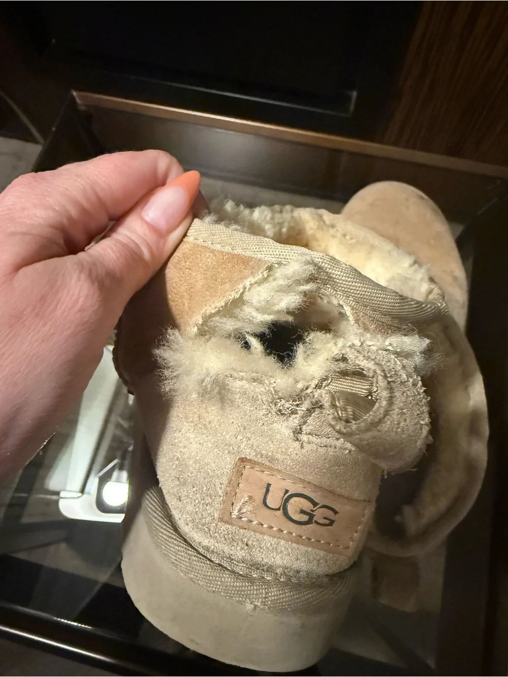 UGG tan suede