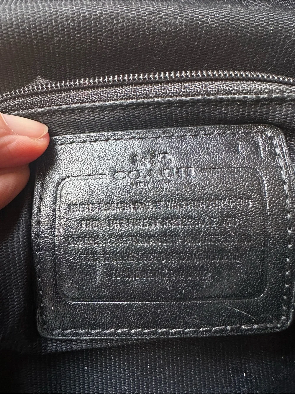 Coach classic black