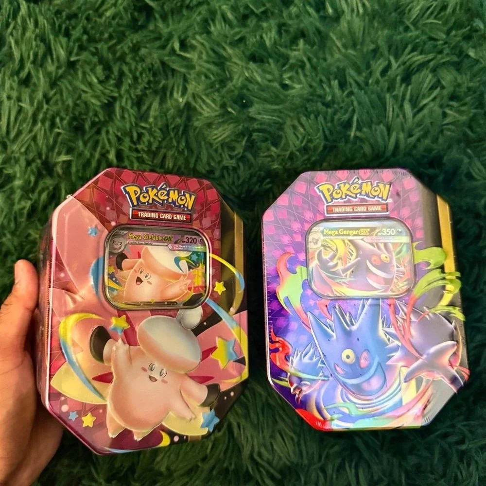Pokemon Moonlit Gengar Tin & Clefable Tins