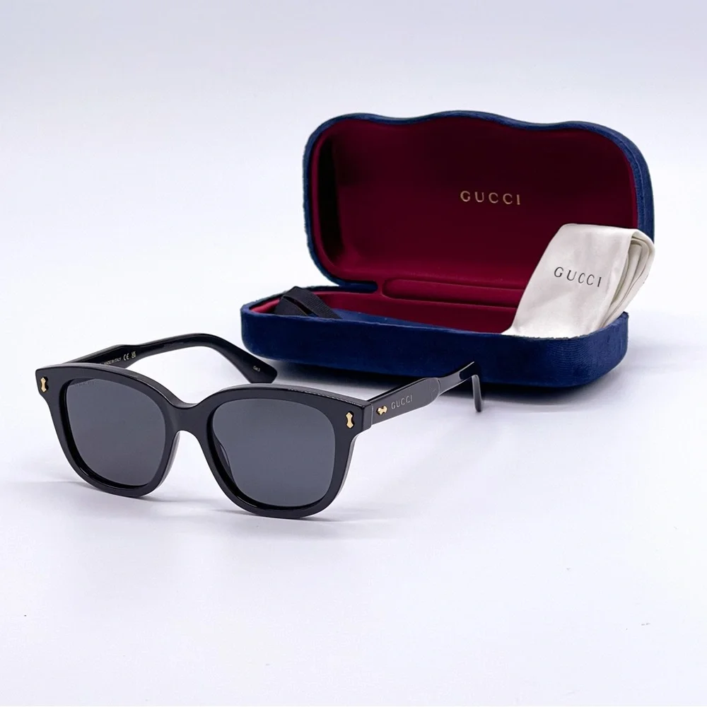 NEW GUCCI GG1264S 001 BLACK UNISEX SUNGLASSES GUCCI