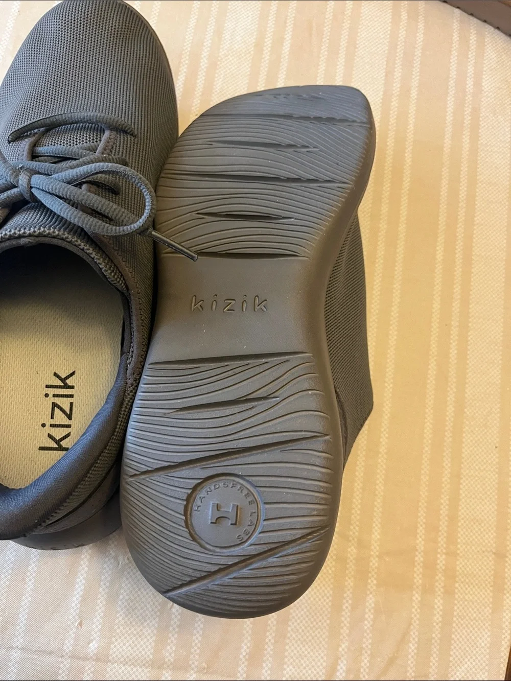 Kizik charcoal sneaker