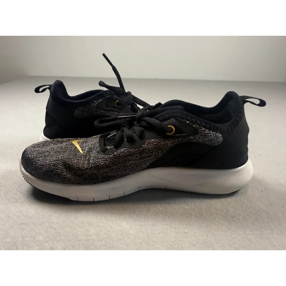 Nike Flex TR 9 Womens Training Shoes Black Gold Anthracite AQ7491-003 Size 6