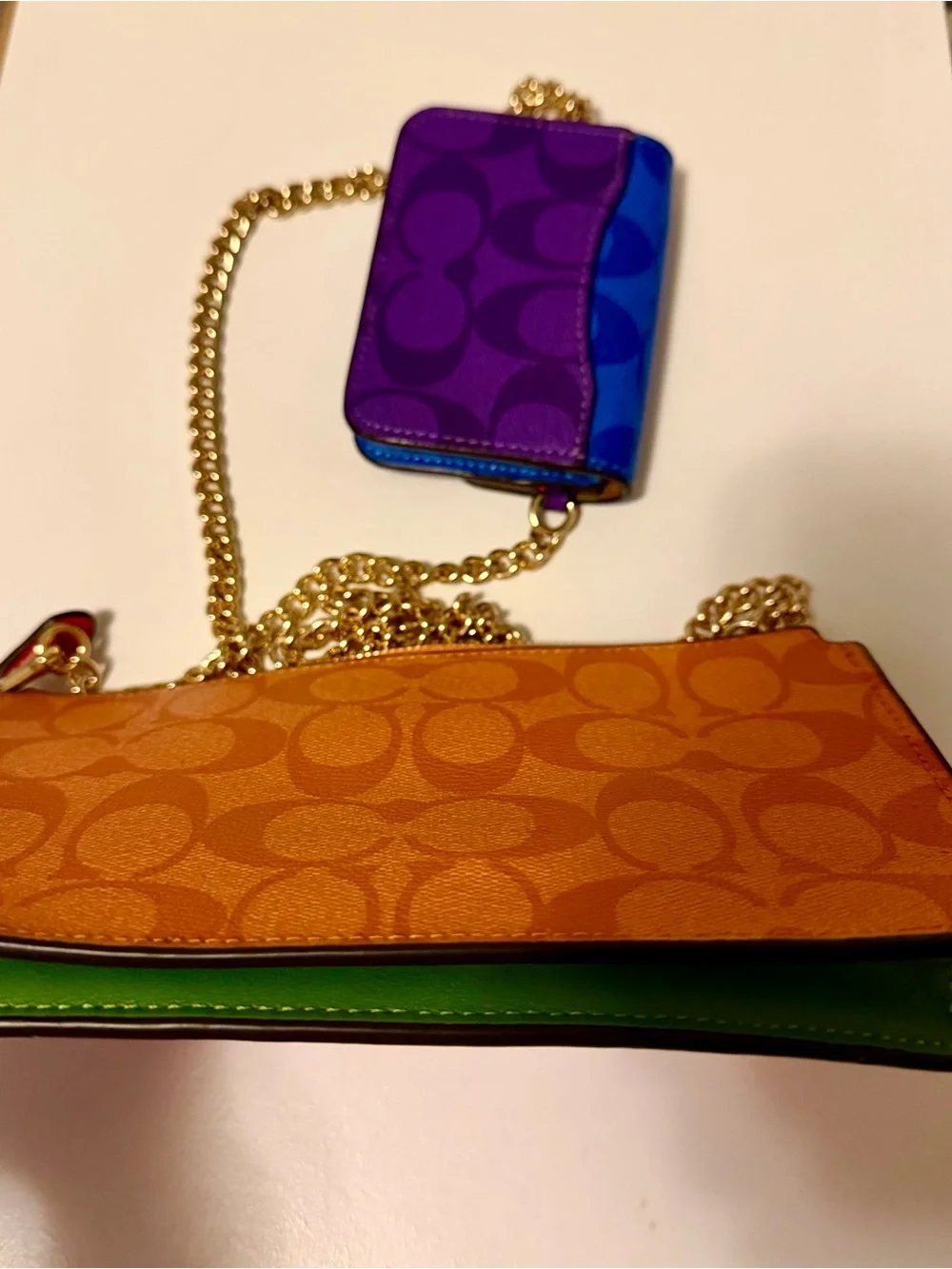 Coach colorblock signature
