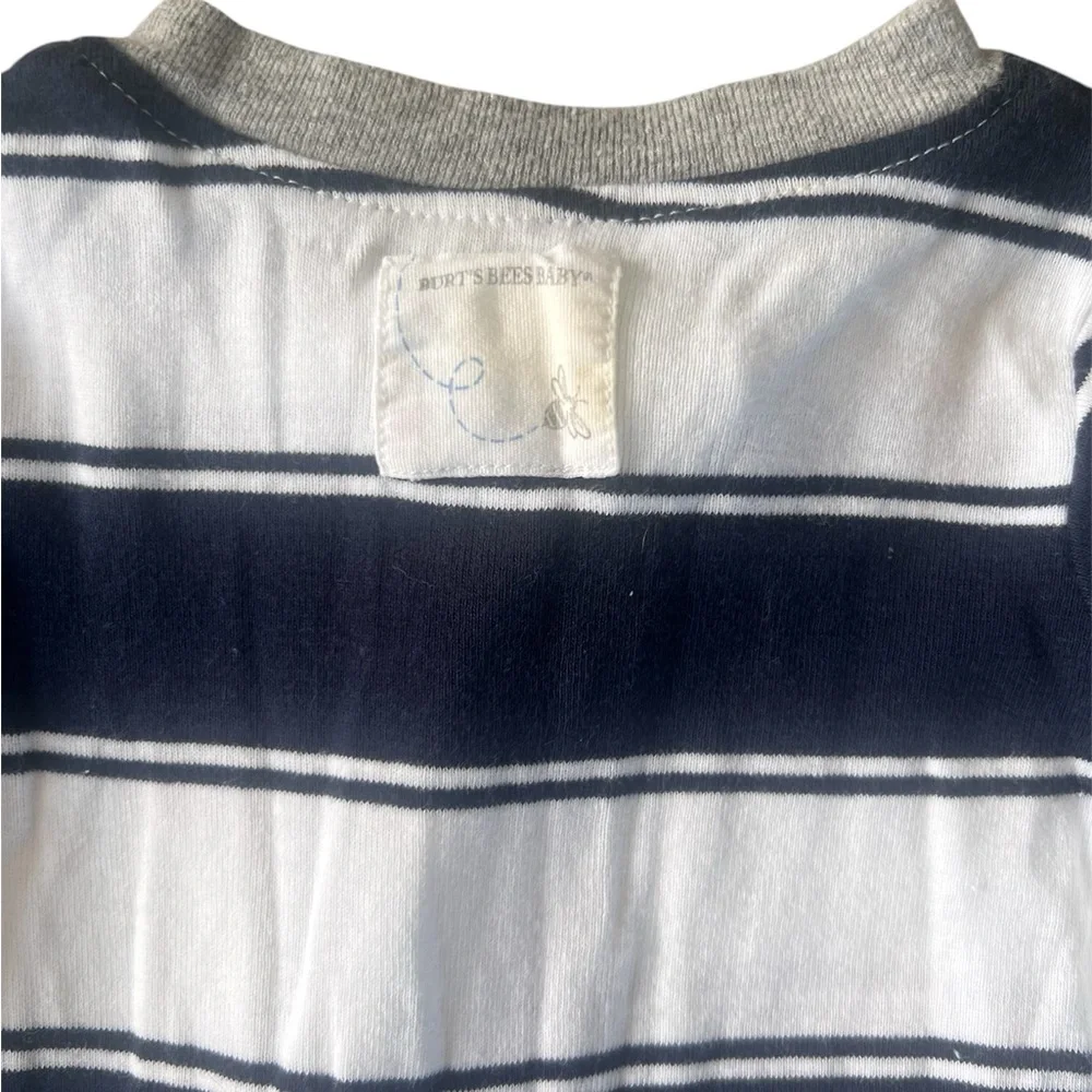 Burts Bees Baby footed front
