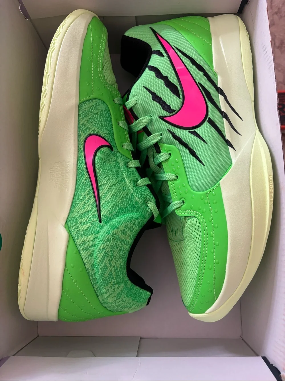 Nike JA 2 NRG NY Box Label - Green Strike, Hyper Pink, Black