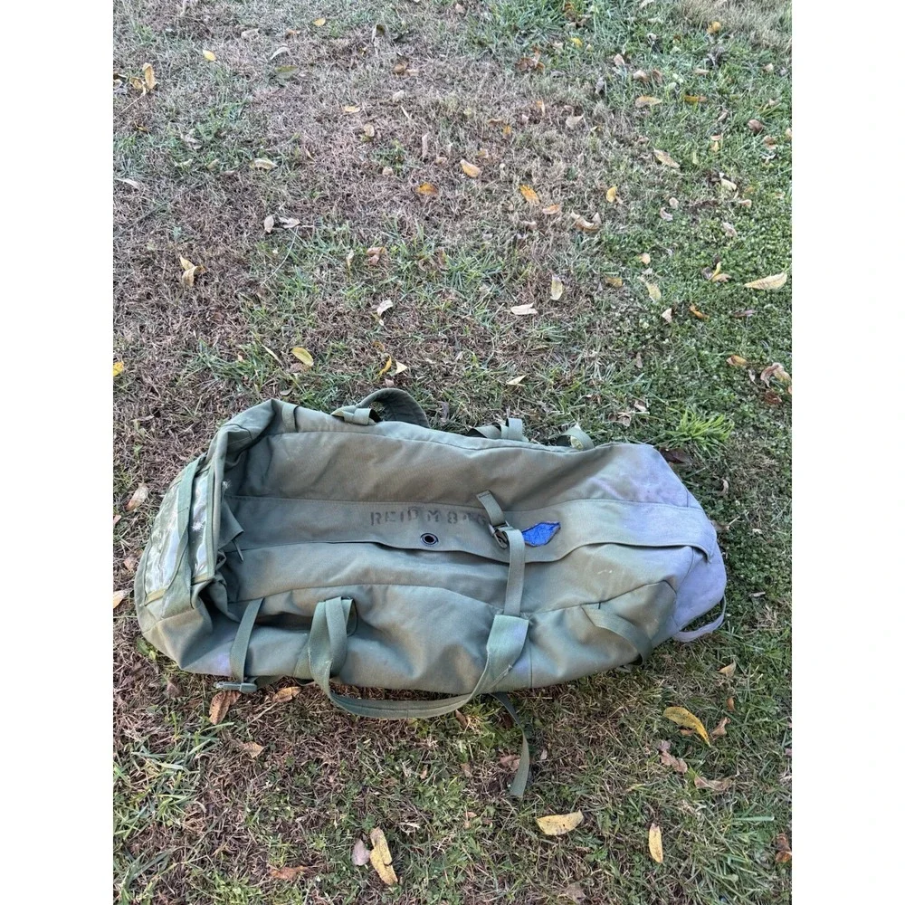 US‎ Military IMPROVED Duffel Bag ZIPPERED Duffle Bag USGI 8465-01-604-6541 USED