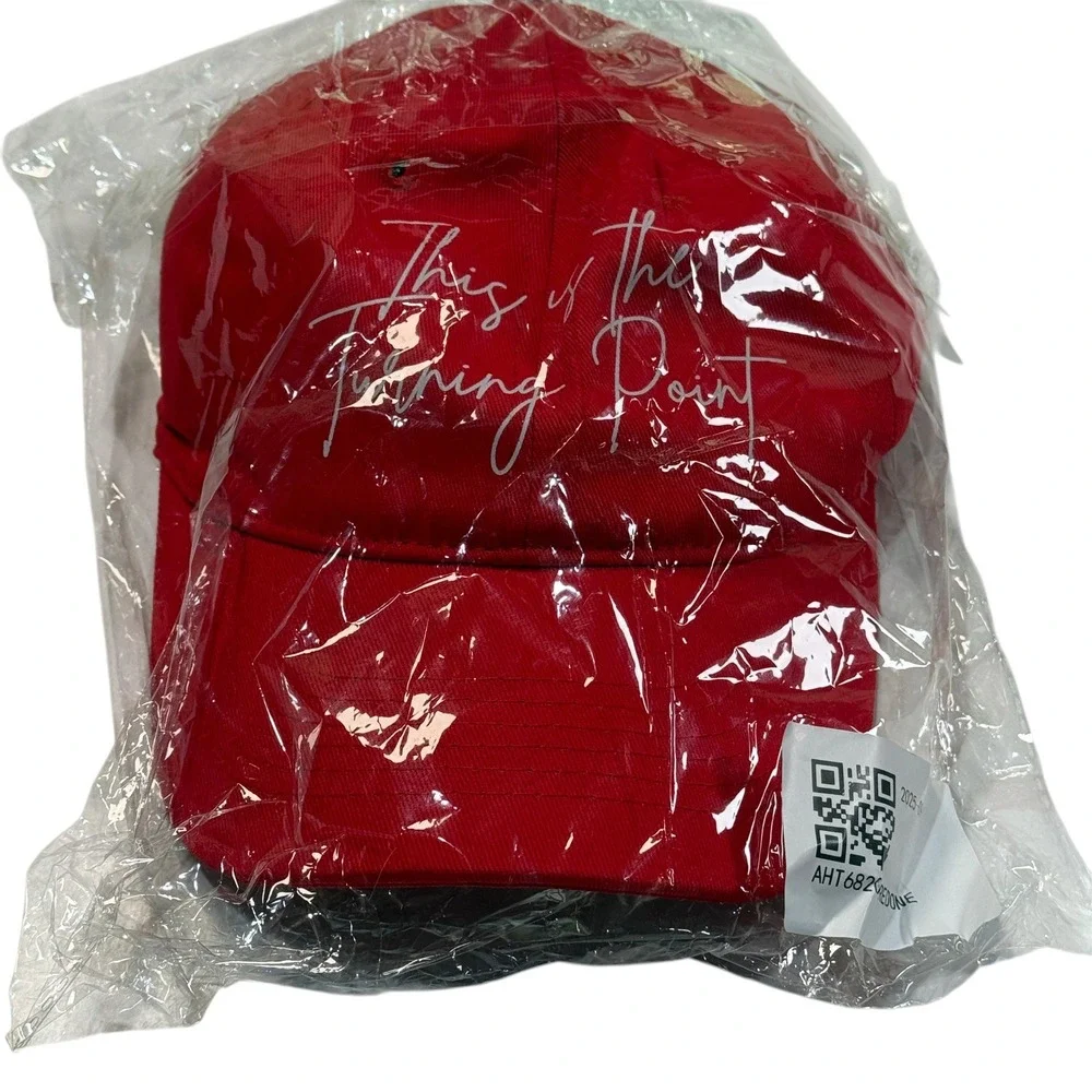 Turning Point USA Red Baseball Cap‎ This is the Turning Point Hat American Flag