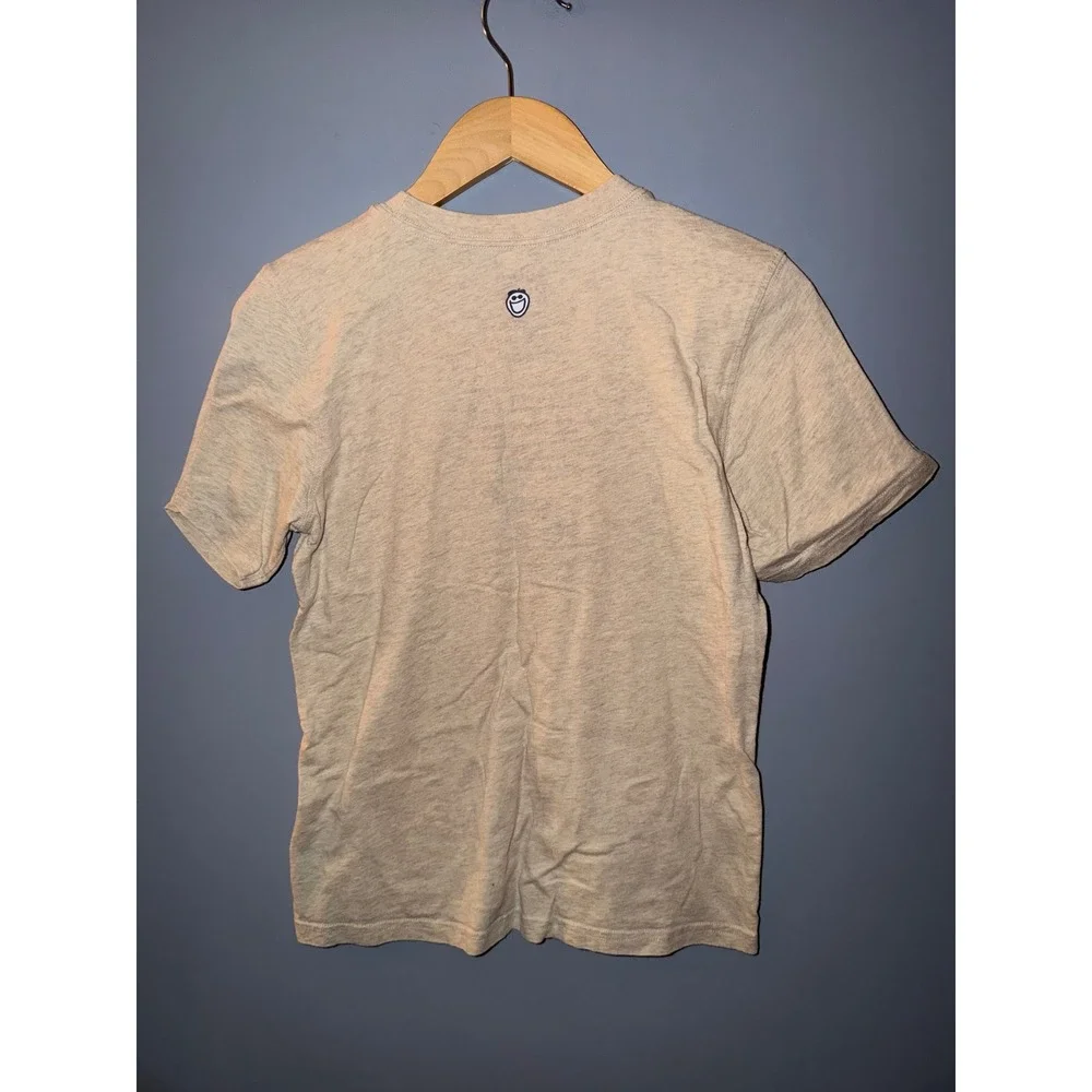 Life Is Good Boys XL 12-14 Play List‎ Sports Graphic T-Shirt Heather Oatmeal Tee
