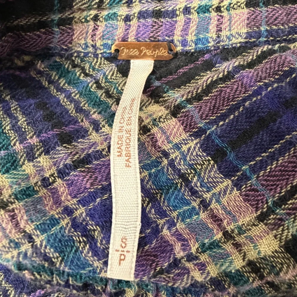 Free People crinkled purple touch