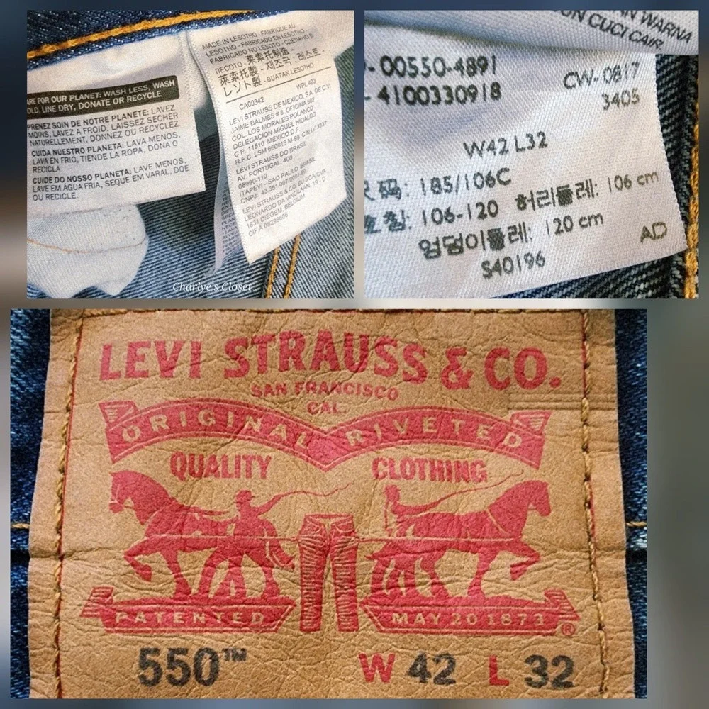 Levis measurements waist