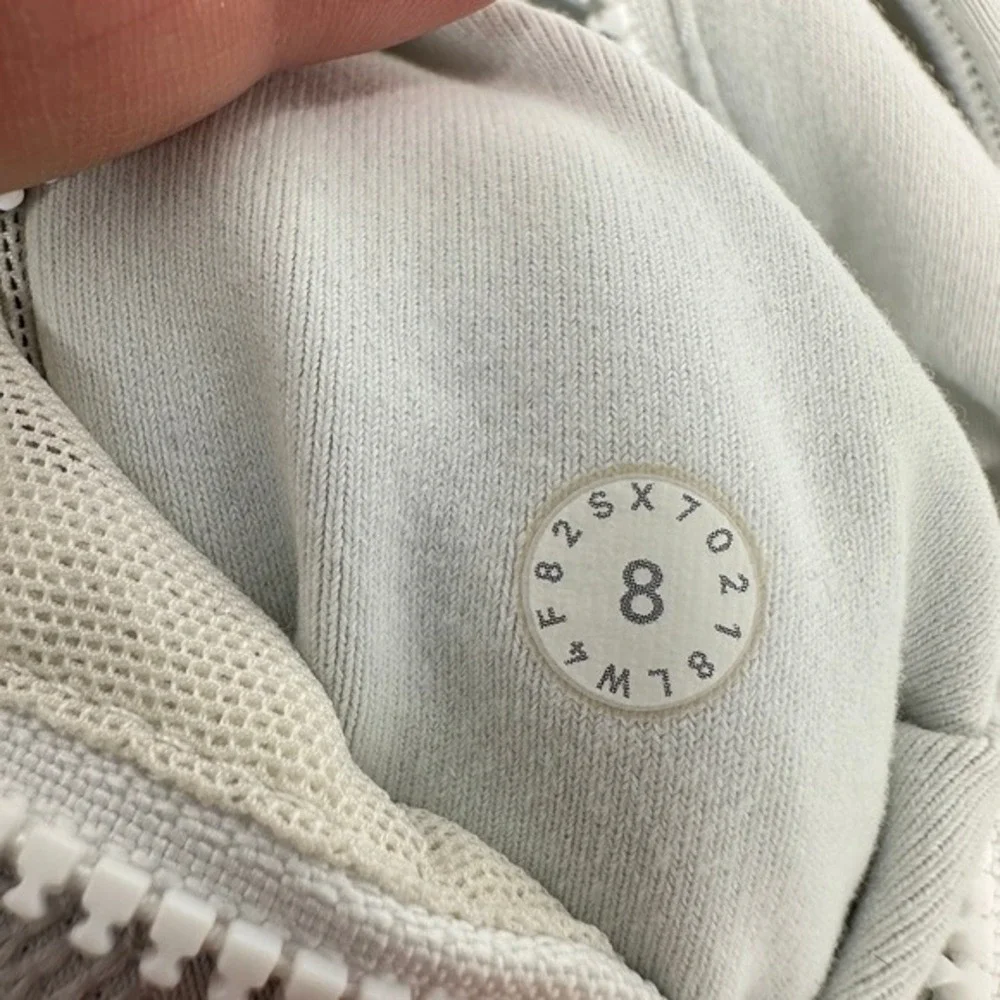 Lululemon LA Clippers Athletic Jacket Zip Up White Women's Size 8 Basketball NBA