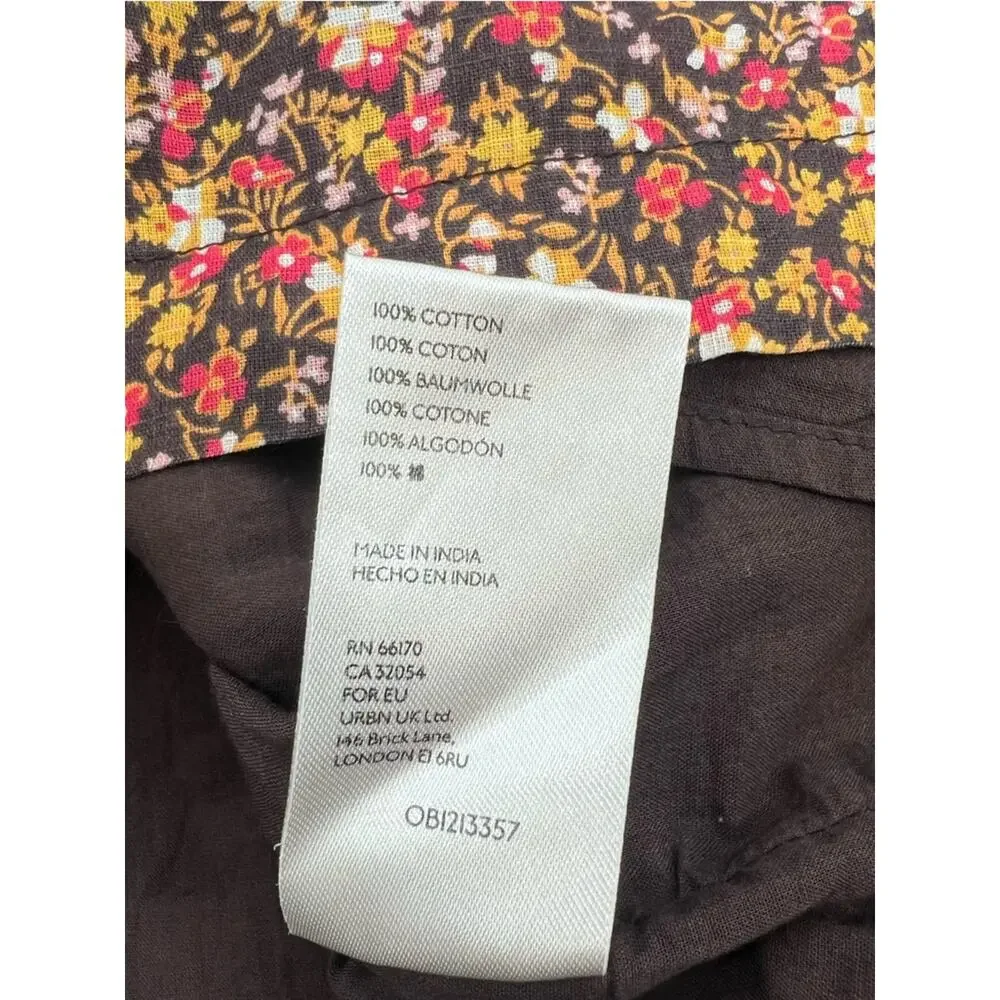 Free People Making‎ Plans Mini Dress floral sz 10