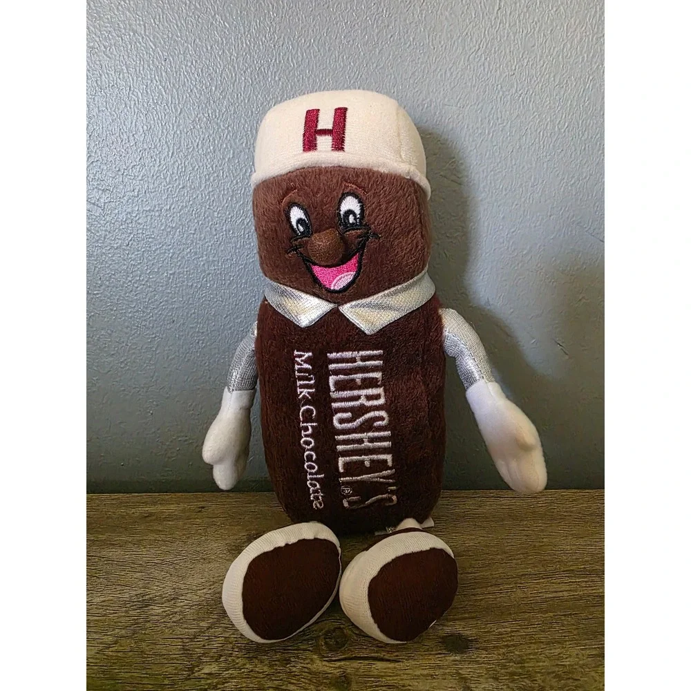 Hersheys Milk Chocolate Bar Plush Mascot Stuffed Toy The Petting Zoo Brown 10in