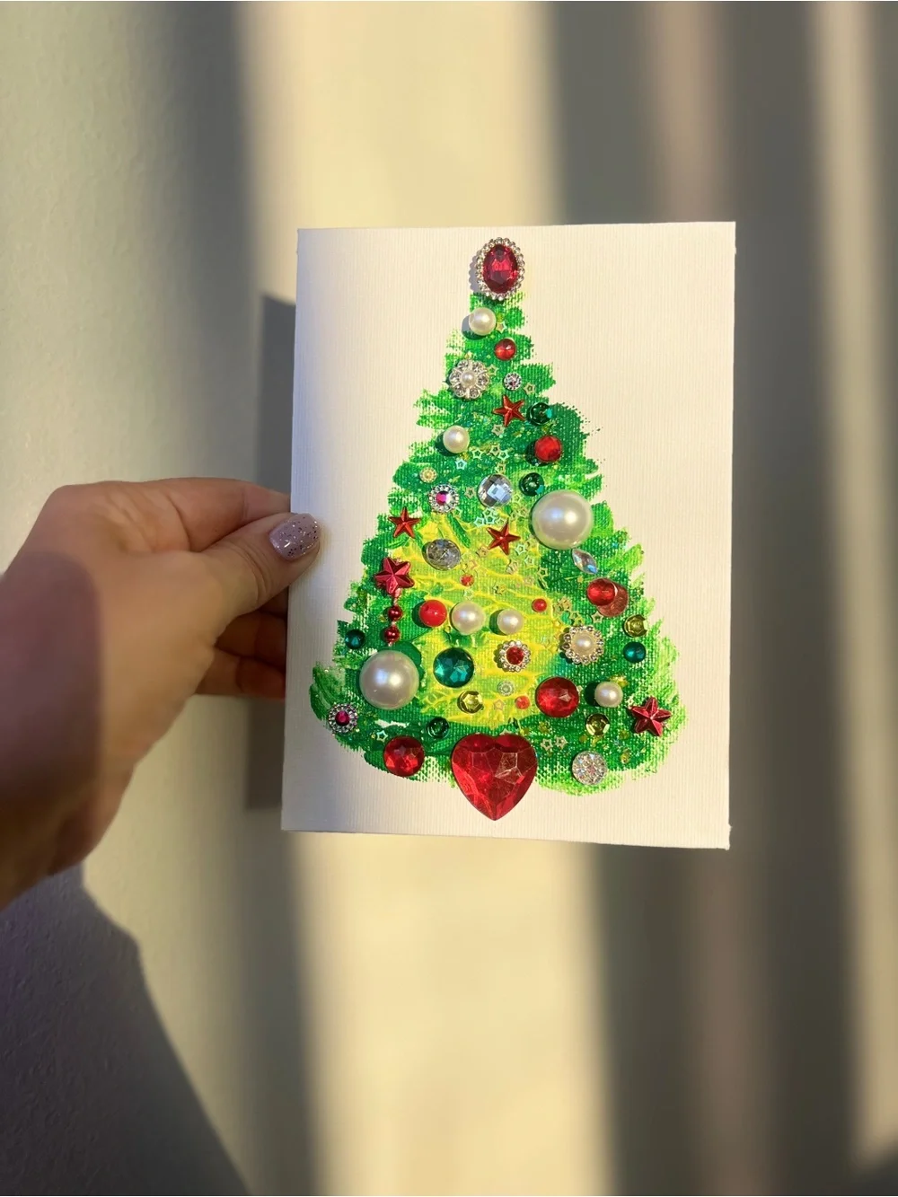 Handmade festive green