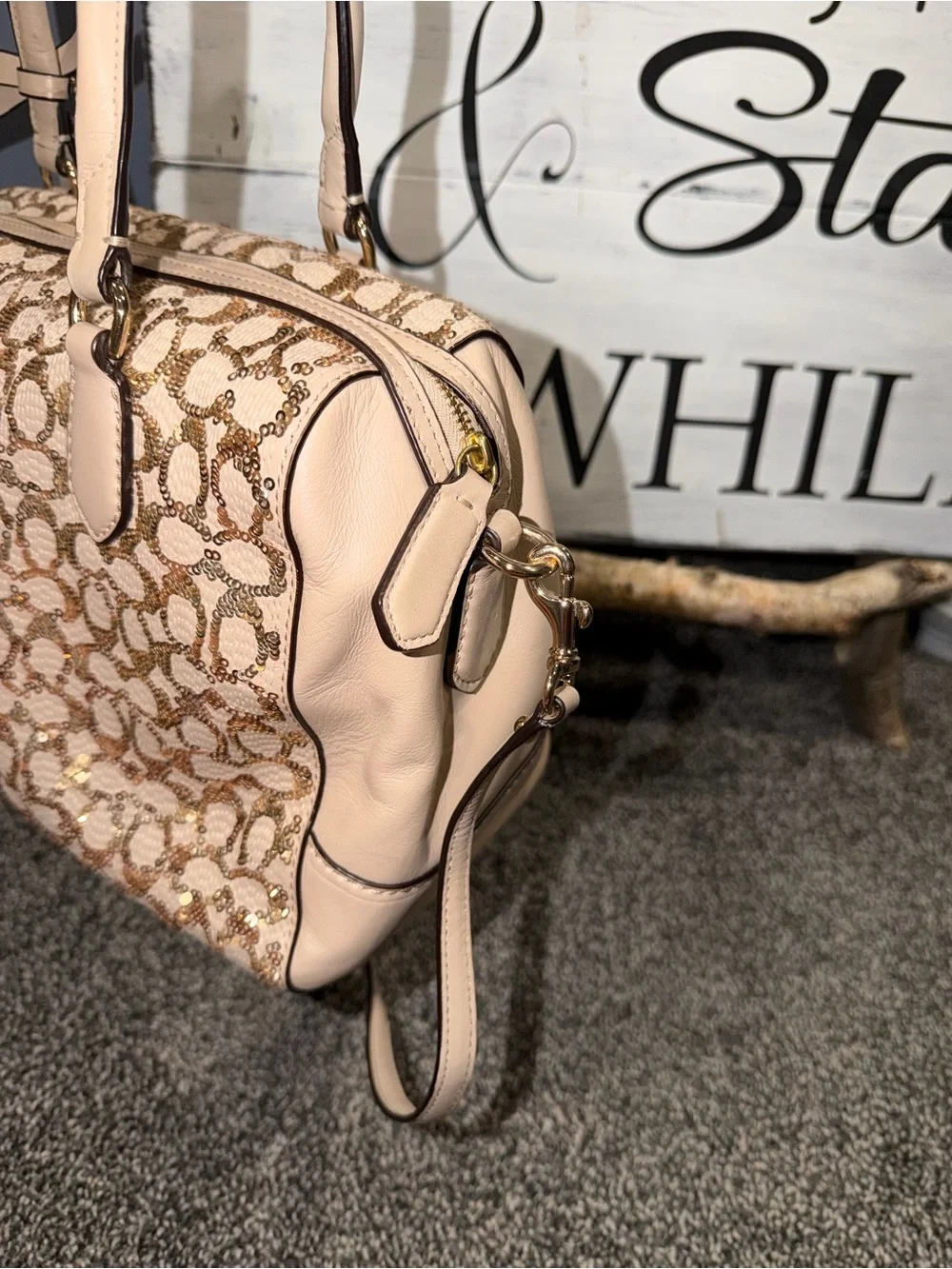 Coach beautiful sequin