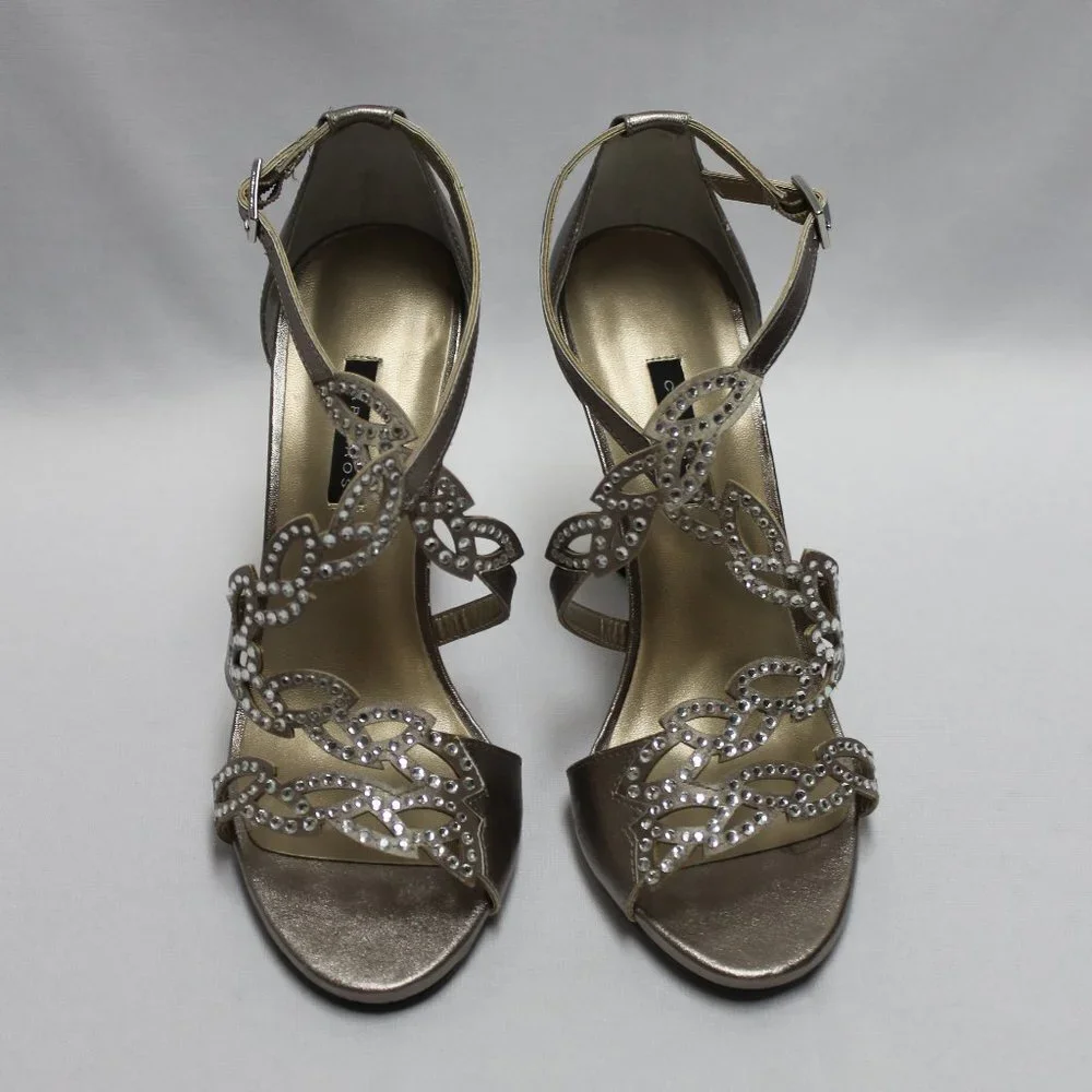 NWOT Caparros Dress Heels, Brush Gold Color