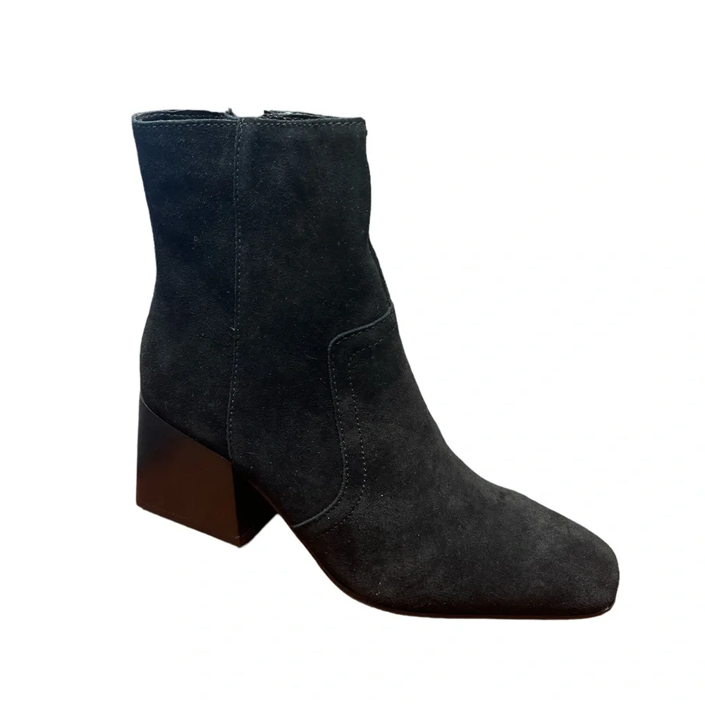 Blondo Women’s Size 6 M Black Suede Salome Booties
