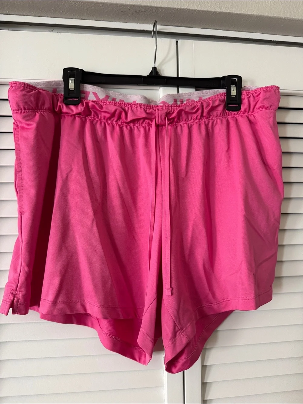 Nike Hot Pink Drawstring Athletic Shorts