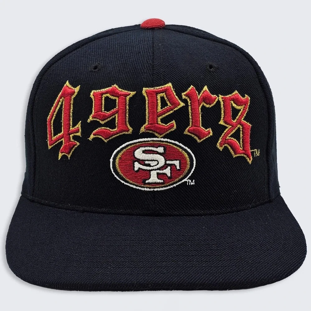 San Francisco 49ers Vintage 90s Old English Drew Pearson Snapback Hat
