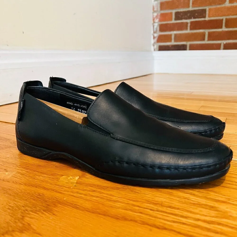 Mephisto Cap Vert Penny Loafer Boat Shoes / Black Leather / Sz 10 / **Mint!**