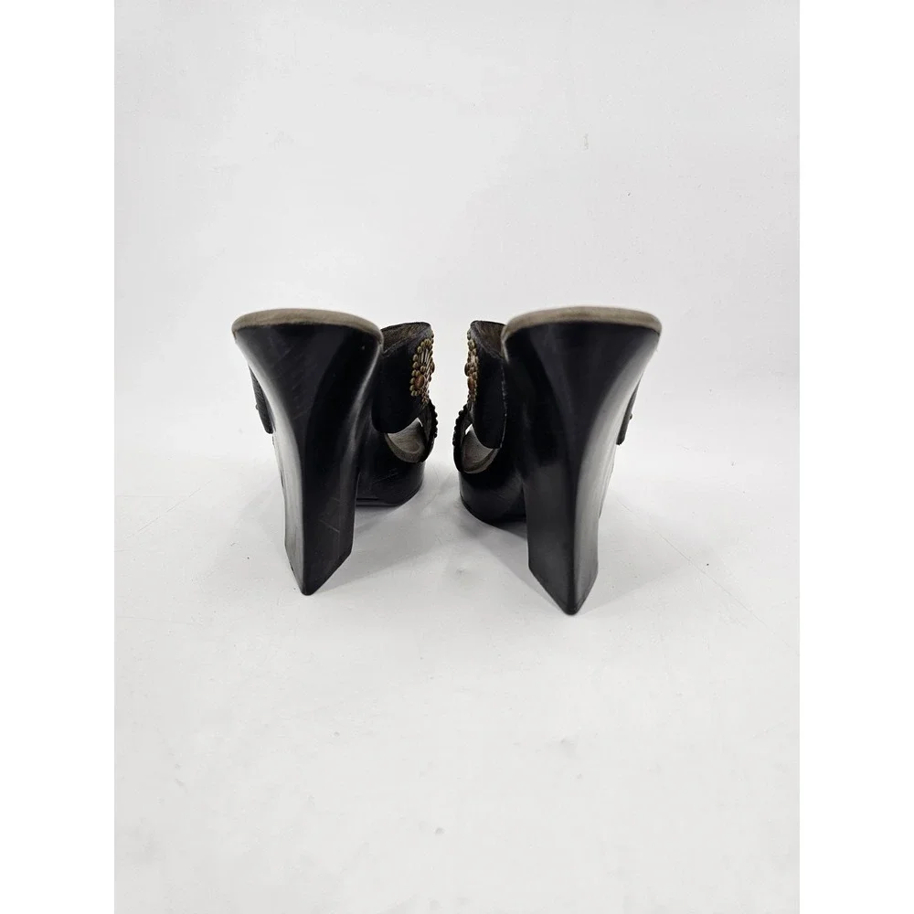 Calleen Cordero Studded Leather Hand Carved 4