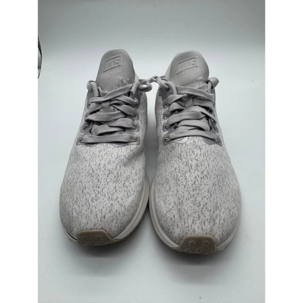 Nike Air Zoom Pegasus 35 Womens 9.5 Grey White Running Shoes AH8392-002 Sneakers