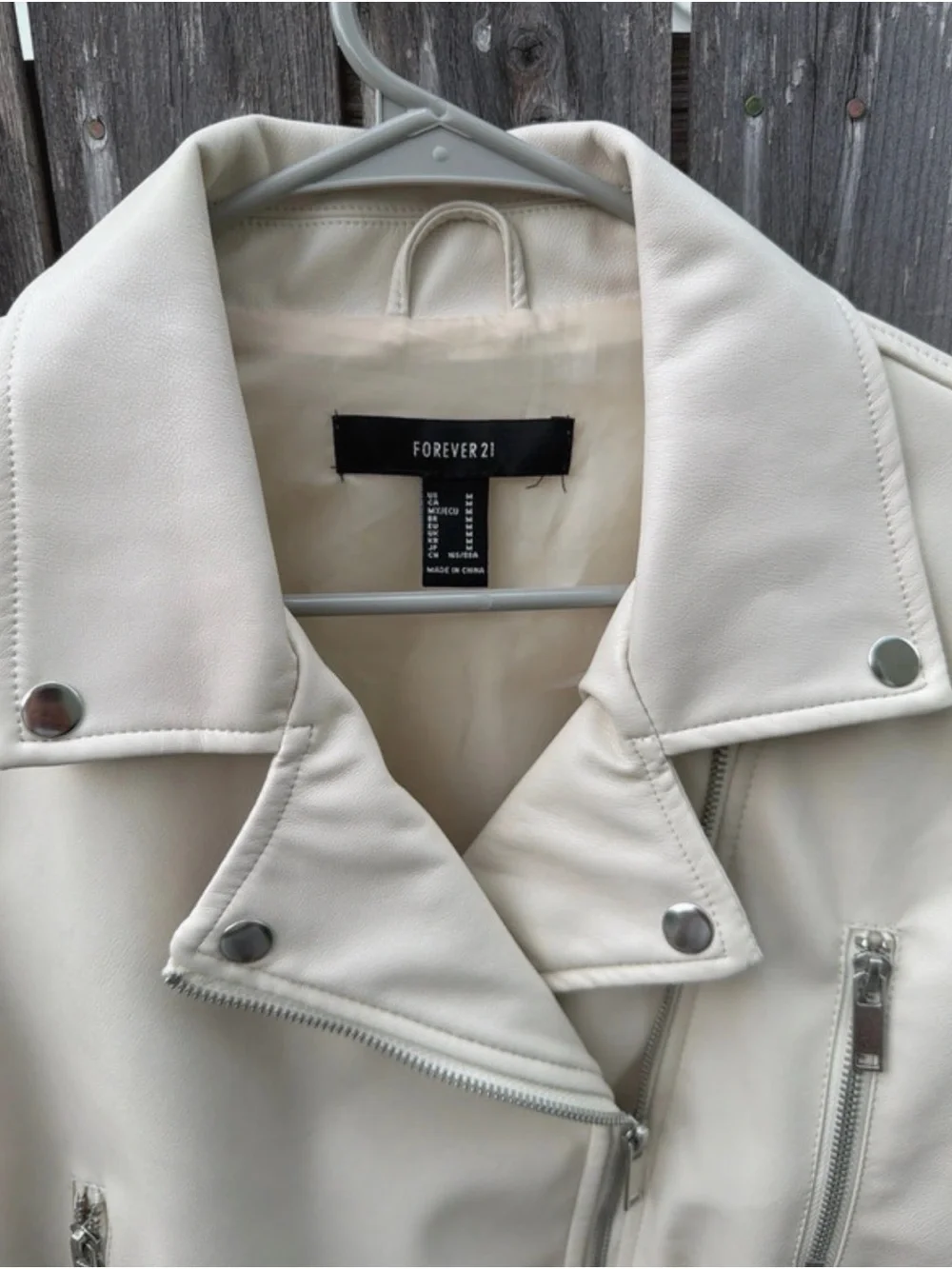 Forever 21 cropped moto